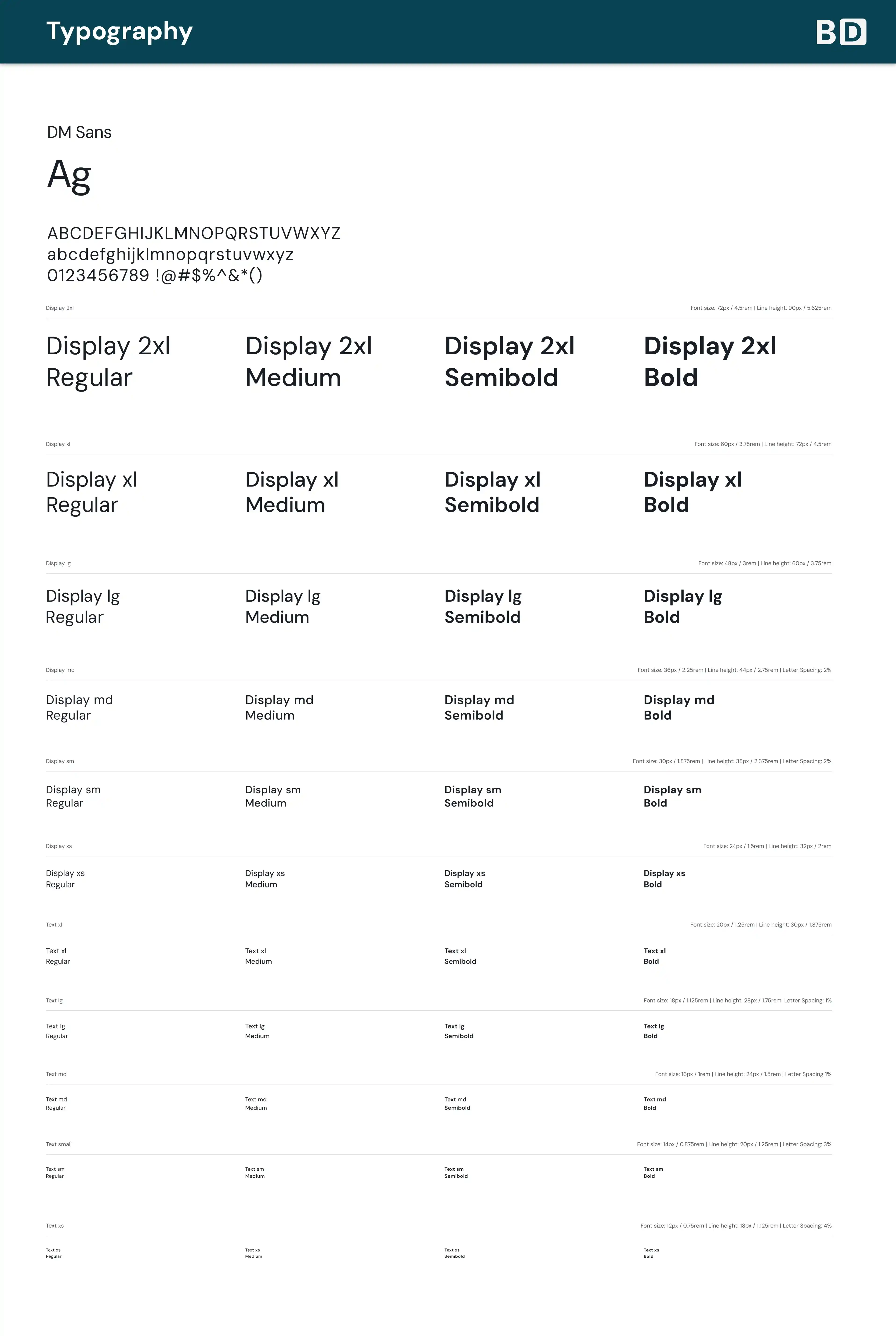 Image of the colour palette for BlocDoc